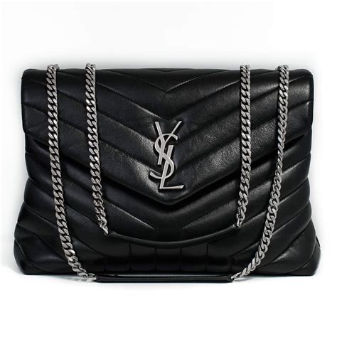 ysl loulou medium schwarz|ysl medium lou.